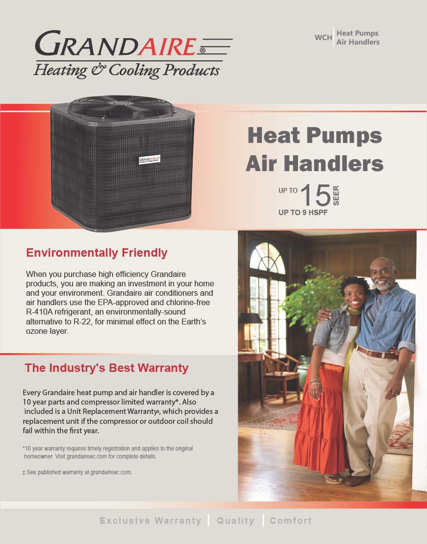 5 Ton EcoTemp 14 SEER Heat Pump Condenser, WCH4604GKB (T)(5780)